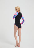 Women's Long Sleeve Swimsuit - Pink