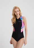 Women's Sleeveless Swimsuit - Pink
